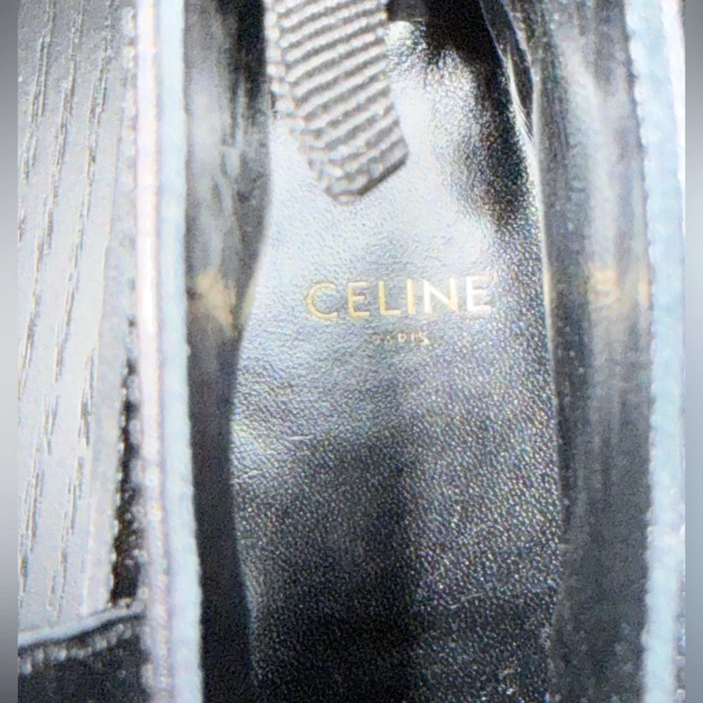 Celine Drugstore Jodhpur Black Leather Boots - Picture 8 of 9